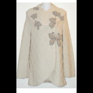 Anthropologie Leifsdottir Bell Sleeve Butterfly Sweater